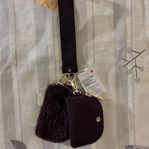 Lululemon Dual Pouch Wristlet *Fleece
